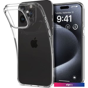 Чехол для телефона Spigen Liquid Crystal для iPhone 15 Pro ACS06699 (прозрачный)