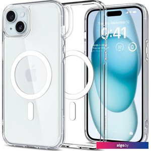 Чехол для телефона Spigen Ultra Hybrid (MagFit) для iPhone 15 ACS06802 (белый)