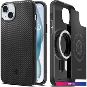 Чехол для телефона Spigen Mag Armor (MagFit) для iPhone 15 Plus ACS06671 (черный)