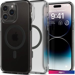 Чехол для телефона Spigen Ultra Hybrid (MagFit) для iPhone 14 Pro ACS05586 (затемненный)