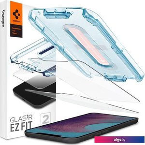 Защитное стекло Spigen Glass TR EZ Fit для iPhone 12 Pro Max AGL01791 (2шт)