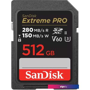 Карта памяти SanDisk Extreme PRO SDXC SDSDXEP-512G-GN4IN 512GB