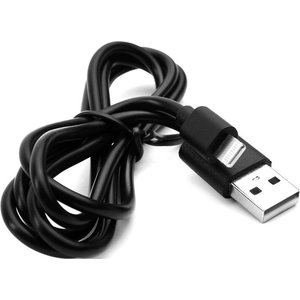 Кабель Ergolux ELX-CDC03P-C02 ПРОМО USB Type-A - Lightning (1 м, черный)