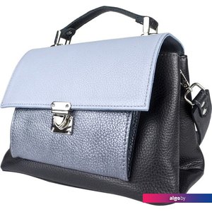 Женская сумка Carlo Gattini Classico Agliano 8036-01 (черный/голубой)