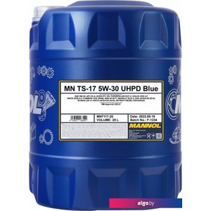 Моторное масло Mannol TS-17 UHPD Blue 5W-30 20л