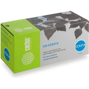 Картридж CACTUS CS-CC531A (аналог HP CC531A)