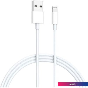 Кабель Cuktech AL813C USB Type-A - Lightning (1 м, белый)