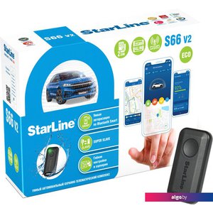 Автосигнализация StarLine S66 v2 BT ECO 2CAN+4LIN GSM