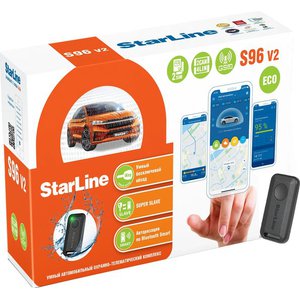 Автосигнализация StarLine S96 v2 BT ECO 2CAN+4LIN 2SIM GSM