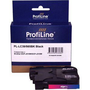 Картридж ProfiLine PL-LC39/985BK (аналог Brother LC39/985BK_BK)