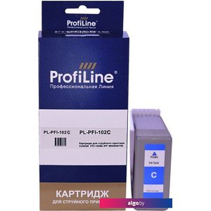 Картридж ProfiLine PL-PFI-102C (аналог Canon PFI-102C_C)