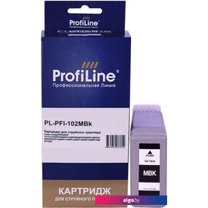 Картридж ProfiLine PL-PFI-102MB (аналог Canon PFI-102MBK_MBK)