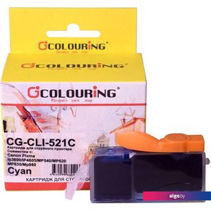 Картридж Colouring CG-CLI-521C (аналог Canon CLI-521C)