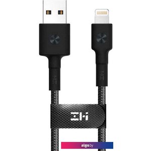 Кабель ZMI AL805 USB Type-A - Lightning (1 м, черный)