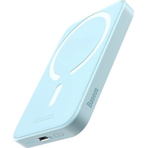 Внешний аккумулятор Baseus Magnetic Mini Wireless Fast Charging Power Bank 20W 6000mAh (голубой)