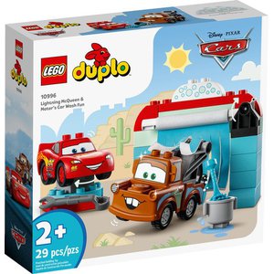 Конструктор LEGO DUPLO Disney 10996 Развлечение на автомойке Молнии Маккуина и Мэтра