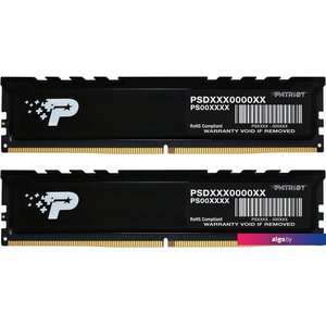 Оперативная память Patriot Signature Premium 2x16ГБ DDR5 4800МГц PSP532G4800KH1