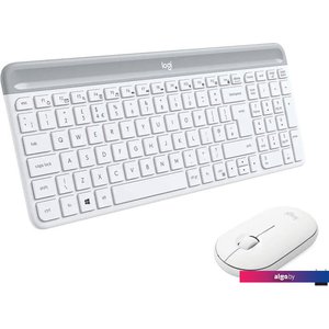 Офисный набор Logitech MK470 Slim Wireless Combo 920-009207 (белый)