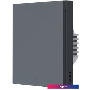 Выключатель Aqara Smart Wall Switch H1 одноклавишный без нейтрали (графит)