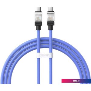 Кабель Baseus CoolPlay Series Fast Charging Data Cable 100W USB Type-C - USB Type-C (1 м, синий)