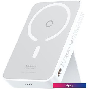 Внешний аккумулятор Baseus MagPro Magnetic Bracket Wireless Fast-Charging Power Bank 20W 5000mAh (белый)