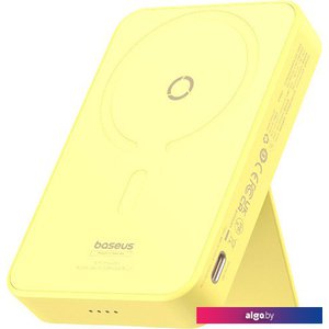 Внешний аккумулятор Baseus MagPro Magnetic Bracket Wireless Fast-Charging Power Bank 20W 5000mAh (желтый)