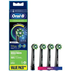 Сменная насадка Oral-B Cross Action Black EB 50-4 (4 шт)