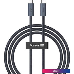 Кабель Baseus Flash Series 2 USB4 Full Featured Data Cable 240W USB Type-C - USB Type-C (1 м, черный)