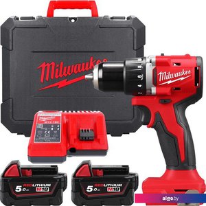 Дрель-шуруповерт Milwaukee M18 M18BLDDRC-502C 4933492835 (с 2-мя АКБ 5 Ач, кейс)