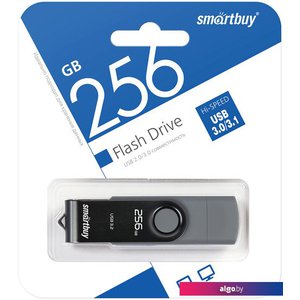 USB Flash SmartBuy Twist Dual 256GB (черный)