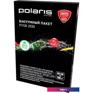 Пакеты вакуумные Polaris PVSB 2030 (20х30 см, 100 шт)