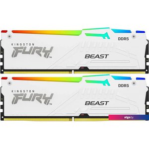 Оперативная память Kingston FURY Beast RGB 2x32ГБ DDR5 5200 МГц KF552C40BWAK2-64