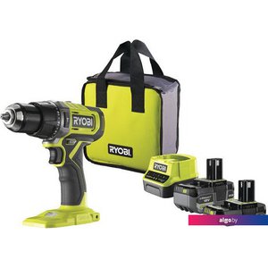 Ударная дрель-шуруповерт Ryobi RPD18-2C52S 5133005526 (с 2-мя АКБ 2 Ач+5 Ач, сумка)