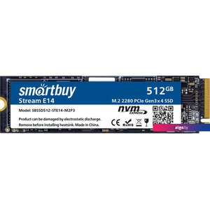 SSD SmartBuy Stream E14 512GB SBSSD512-STE14-M2P3