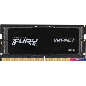 Оперативная память Kingston FURY Impact 16ГБ DDR5 SODIMM 6400 МГц KF564S38IB-16