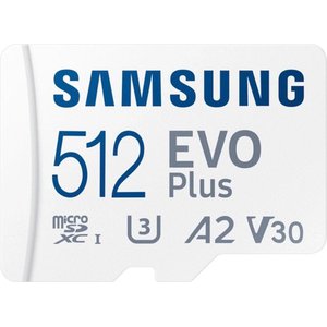 Samsung EVO Plus 2024 microSDXC 512GB (с адаптером)