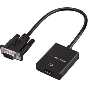 Адаптер Orient VGA - HDMI C206 (черный)