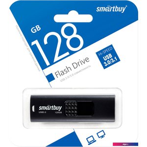 USB Flash SmartBuy Fashion 128GB (черный)