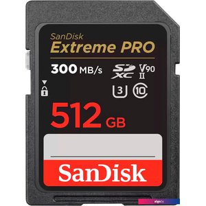 Карта памяти SanDisk Extreme Pro V90 SDXC 512GB SDSDXDK-512G-GN4IN