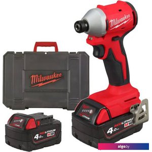 Винтоверт Milwaukee M18 M18BLIDRC-402C 4933492840 (с 2-мя АКБ, кейс)