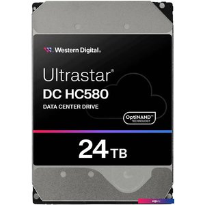 Жесткий диск WD Ultrastar DC HC580 24TB WUH722424ALE6L4