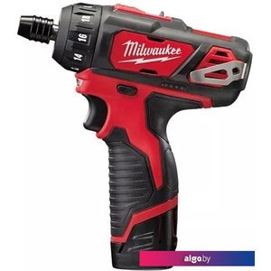 Дрель-шуруповерт Milwaukee M12 BD-202C 4933441900 (с 2-мя АКБ, кейс)