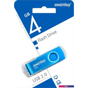 USB Flash SmartBuy Twist 4GB (синий)