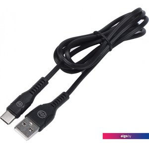 Кабель Digital Part TC-303 USB Type-A - USB Type-C (1 м, черный)