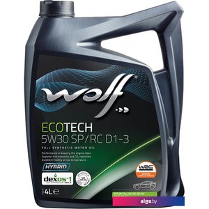 Моторное масло Wolf EcoTech 5W-30 SP/RC D1-3 4л