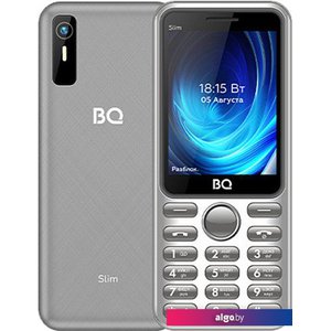 Кнопочный телефон BQ BQ-2833 Slim (серый)