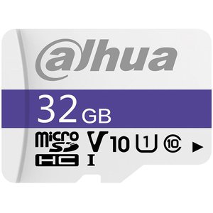 Карта памяти Dahua 32GB MicroSDHC C10/U3/V30 FAT32 DHI-TF-C100/32GB