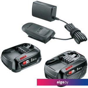 Аккумулятор с зарядным устройством Bosch Starter Set 18V 1600A02V33 (18В/2 Ah +3 Ah + 18В)