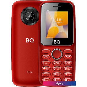 Кнопочный телефон BQ-Mobile BQ-1800L One (красный)