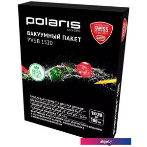 Пакеты вакуумные Polaris PVSB 1520 (15х20 см, 100 шт)